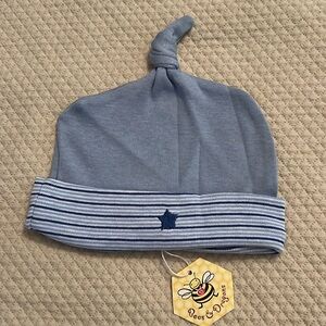 Bees & Dragons boutique blue infant hat beanie